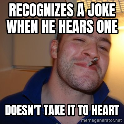 GGG on jokes in the workplace.