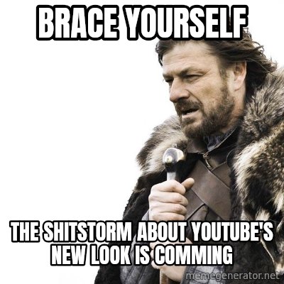First thing I think of when I go to Youtube