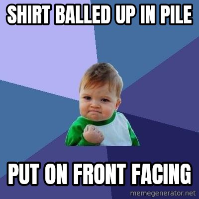 just once.