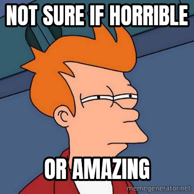 How I feel when the pilot flies too close to the ground