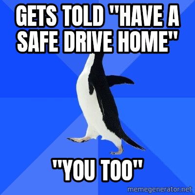 Just did this leaving the grandparents house