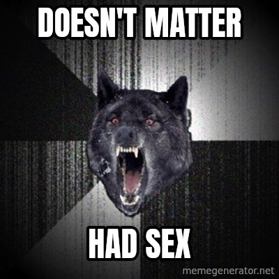 It Doesn't Matter