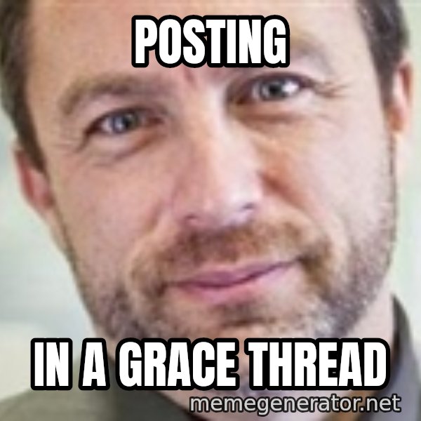 Jimmy Wales meme: posting / in a grace thread