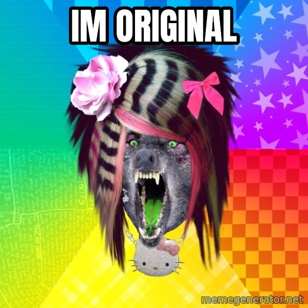 Insanity Scene Wolf meme: IM original