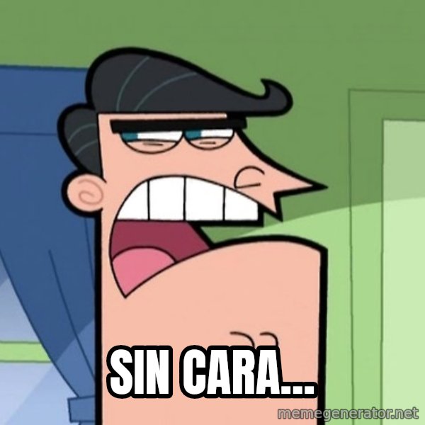 Dinkleberg meme: SiN CARA...