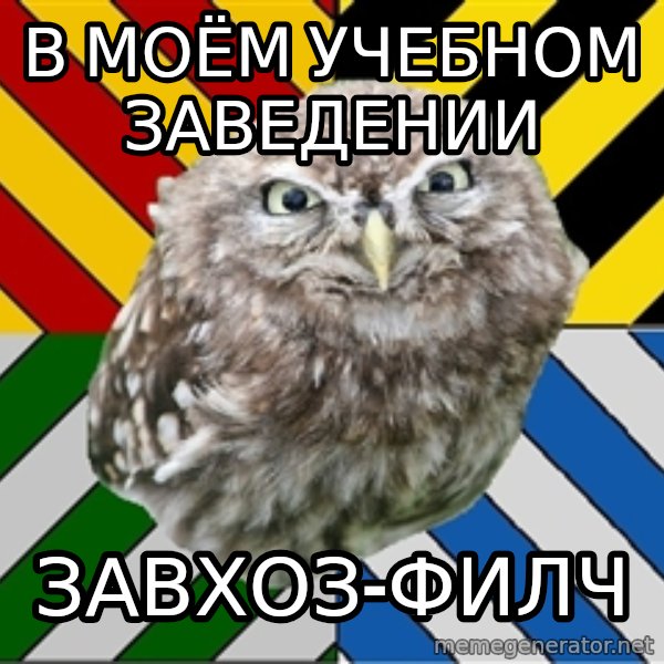 JEALOUS POTTEROMAN meme: в моём учебном заведении / завхоз-филч