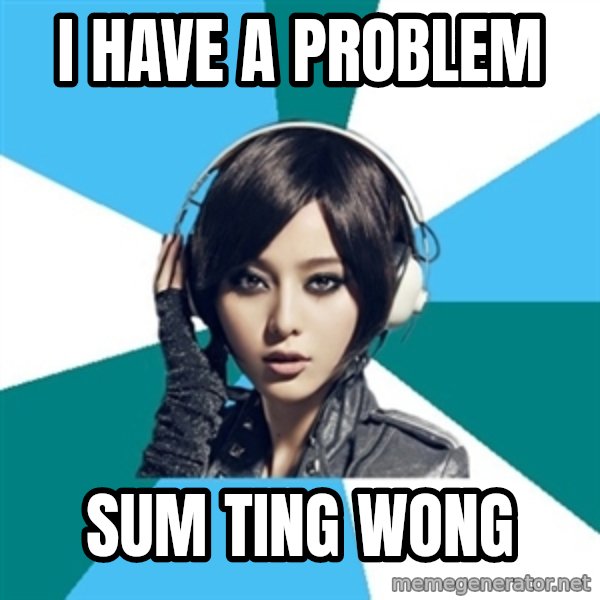 Crafty Interpreter meme: I have a problem / sum ting wong