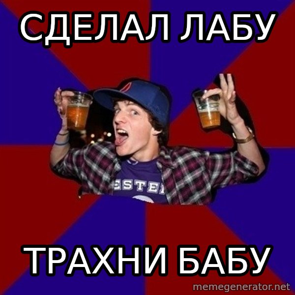 Sunny Student meme: сделал лабу / трахни бабу