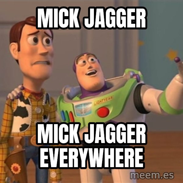 Anonymous, Anonymous Everywhere meme: Mick Jagger / Mick Jagger EVERYWHERE