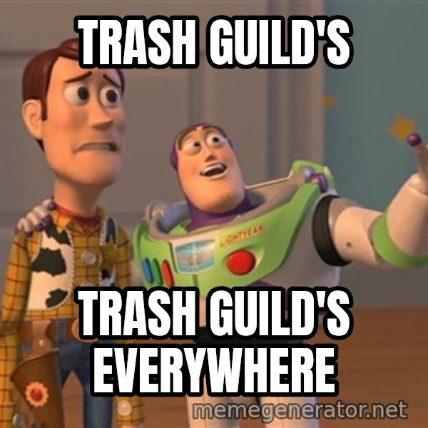 Anonymous, Anonymous Everywhere meme: trash guild's / trash guild's everywhere