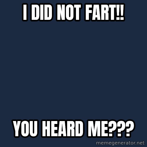 Angry School Boy meme: i did not fart!! / You heard me???