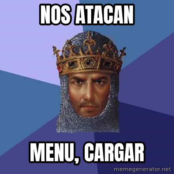 Age Of Empires meme: Nos Atacan / Menu, Cargar