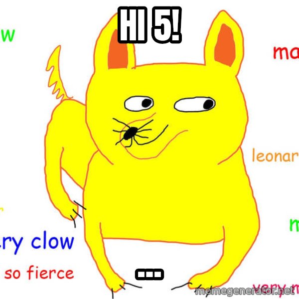 Forever Alone meme: Hi 5! / ...