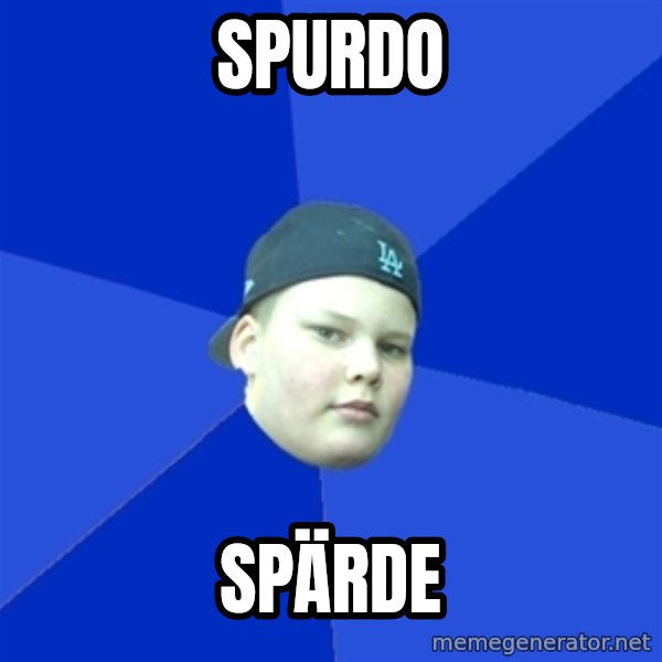 Jonnen Neuvo meme: spurdo / spärde