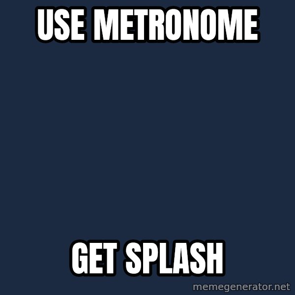 Professor Oak meme: Use Metronome / get splash