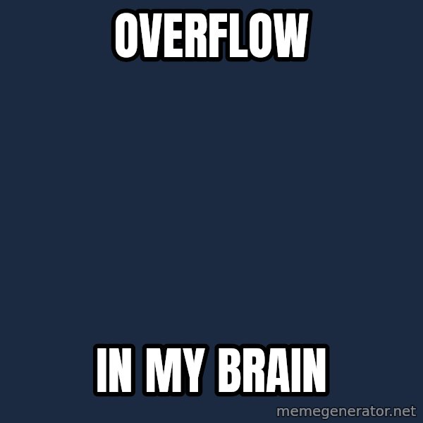Katainen Perkele meme: overflow / in   my  	brain