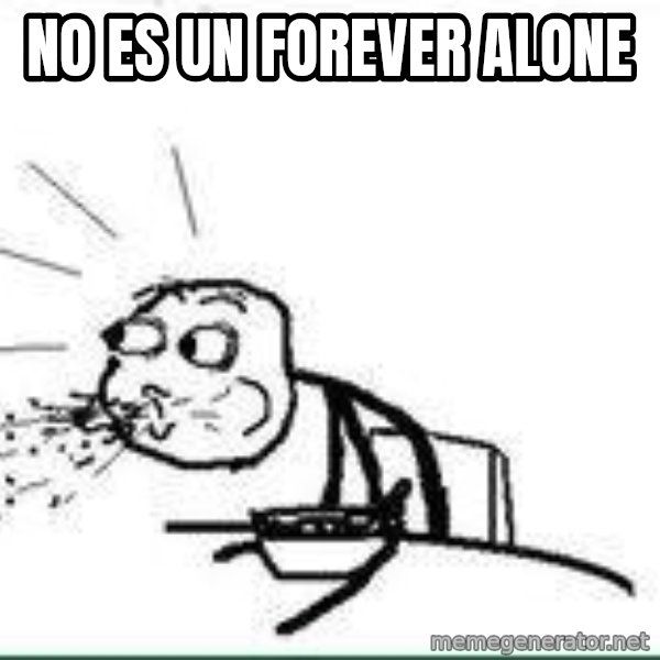 Cereal Guy Spit meme: no es un Forever alone