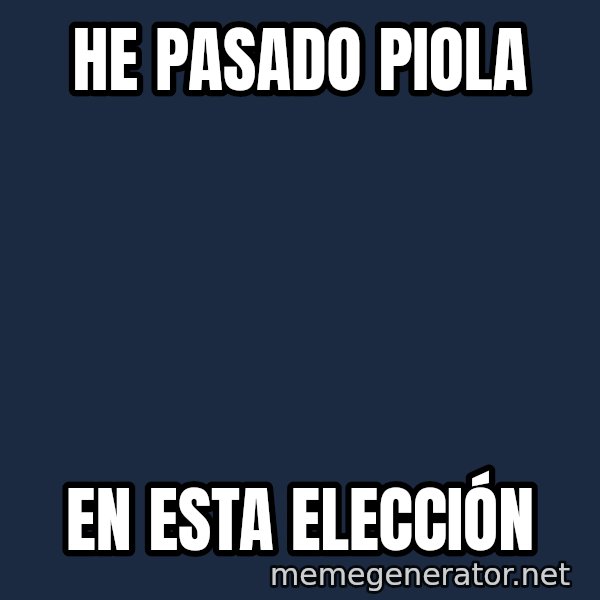 Ultra Magnus meme: he pasado piola / en esta elección