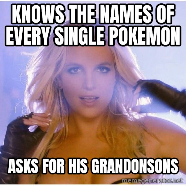 Professor Oak meme: KNOWs THE NAMES OF EVERY SINGLE POKEMON / Asks for his grandonsons