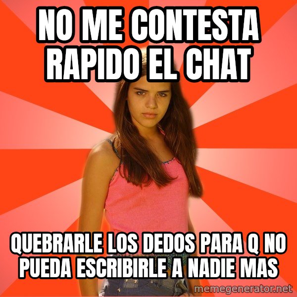 Jealous Girl meme: NO ME CONTESTA RAPIDO EL CHAT / quebrarle los dedos para q no pueda escribirle a nadie mas