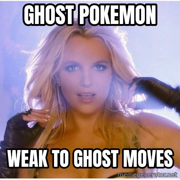 Professor Oak meme: ghost pokemon / weak to ghost moves