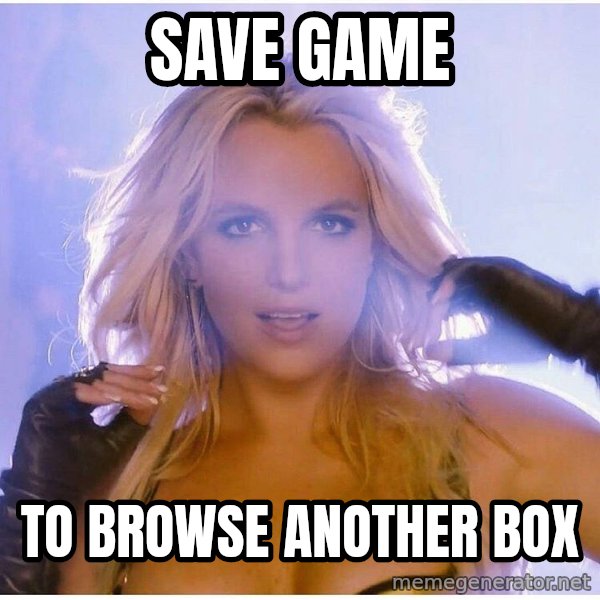 Professor Oak meme: save game / to browse another box