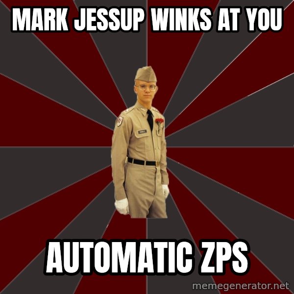 Stereotypical Corps Guy meme: Mark Jessup winks at you / automatic zps
