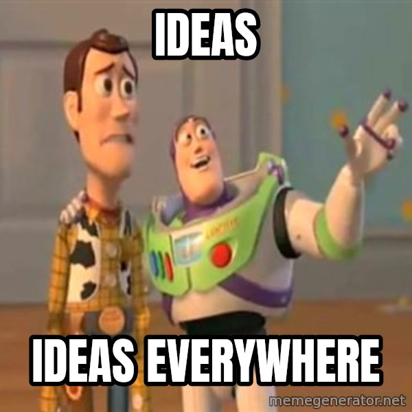X, X Everywhere  meme: Ideas / Ideas Everywhere