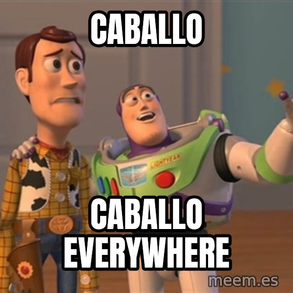 Anonymous, Anonymous Everywhere meme: Caballo / caballo everywhere
