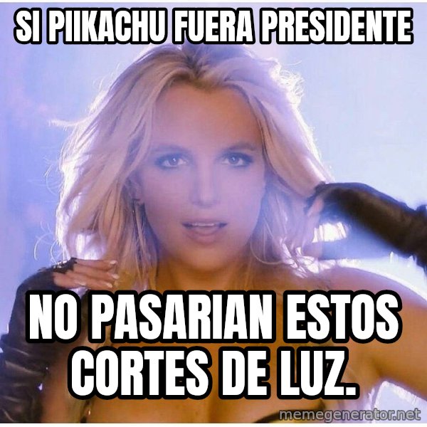 Professor Oak meme: si piikachu fuera presidente / no pasarian estos cortes de luz.
