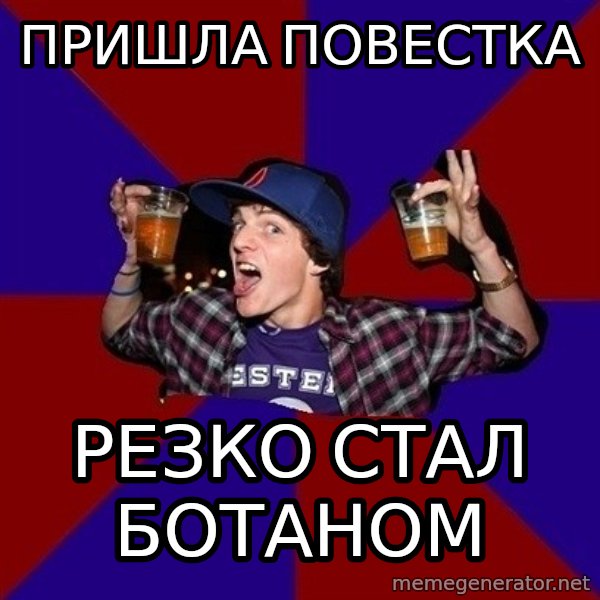Sunny Student meme: пришла   повестка / резко стал  ботаном