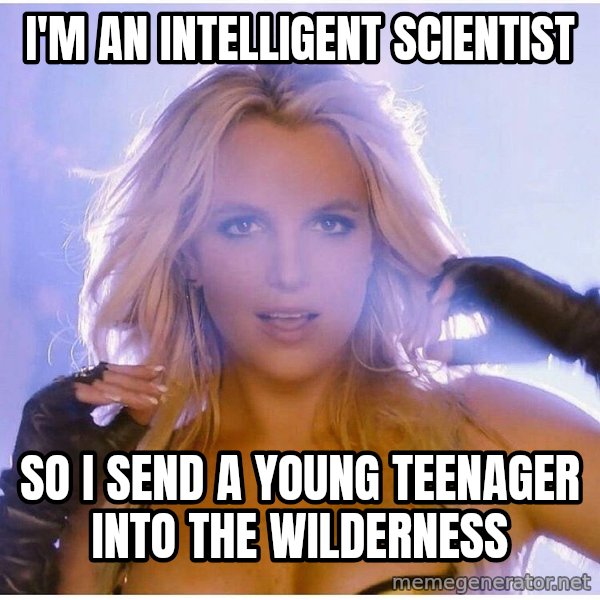 Professor Oak meme: i'm an intelligent scientist / so i send a young teenager into the wilderness