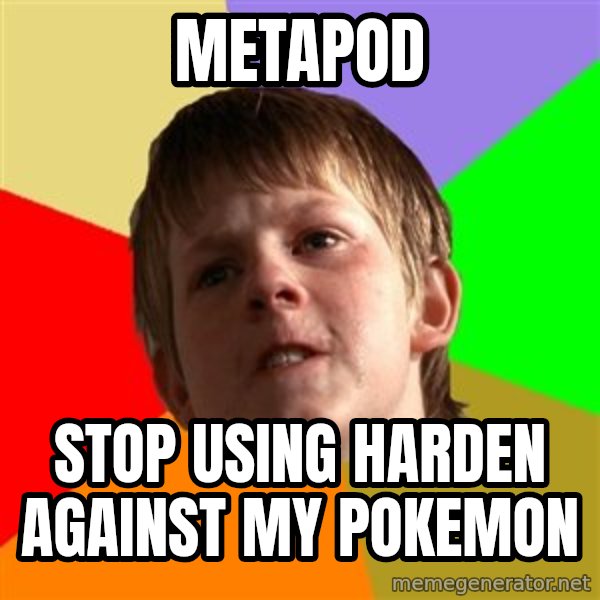 Angry School Boy meme: Metapod / Stop using harden against my pokemon