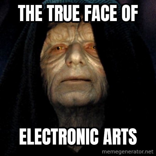 Star Wars Emperor meme: the true face of / electronic arts