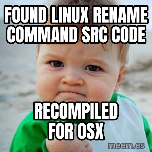victory kid meme: found linux rename command src code / recompiled for osx