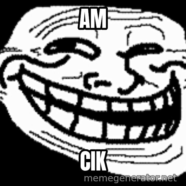 Troll Faces meme: Am / Cık