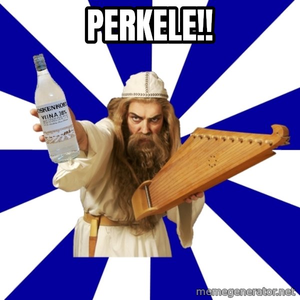 FinnishProblems meme: PERKELE!!