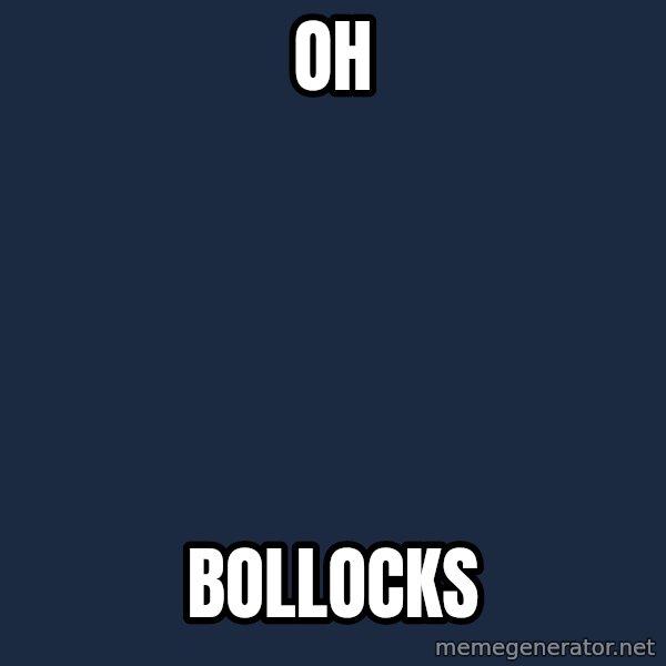 Piisamirotta meme: OH / Bollocks