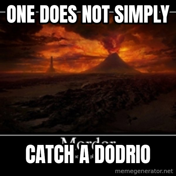 One Does Not Simply meme: one does not simply / catch a dodrio