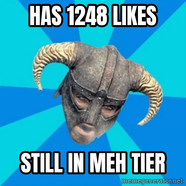 skyrim stan meme: has 1248 likes / still in meh tier