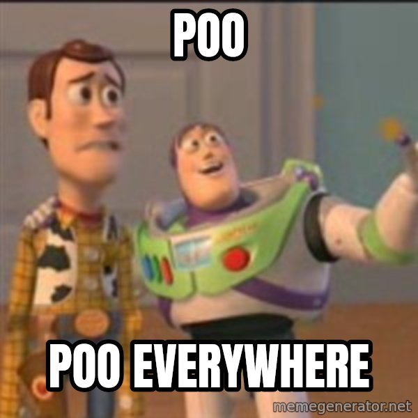 Buzz meme: Poo / Poo Everywhere