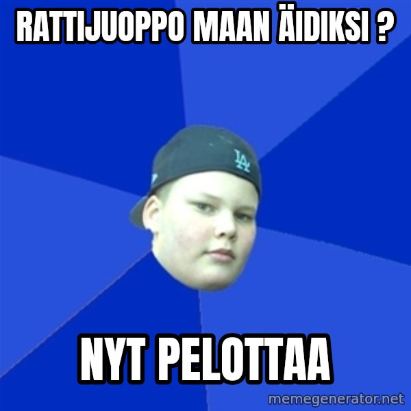 Jonnen Neuvo meme: rattijuoppo   maan  äidiksi ? / nyt  pelottaa