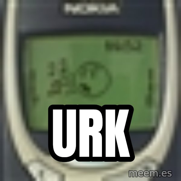 Nokia3310 Forever Alone meme: urk