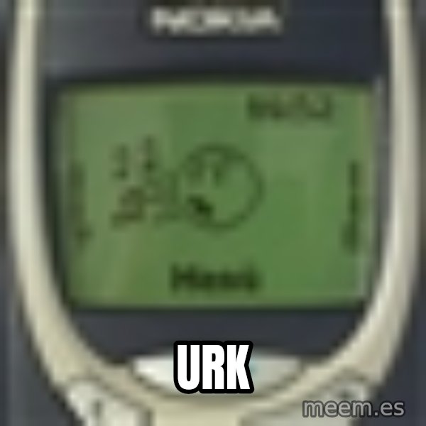 Nokia3310 Forever Alone meme: urk