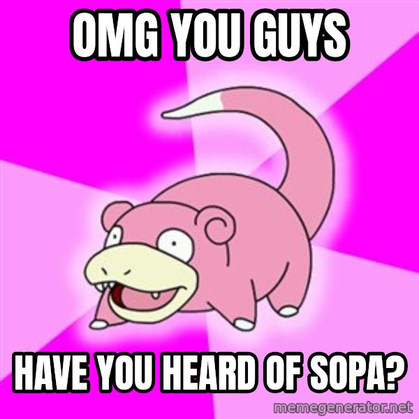 Slowpoke meme: omg you guys / have you heard of sopa?