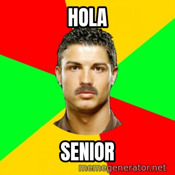 The Portuguese meme: hola / senior