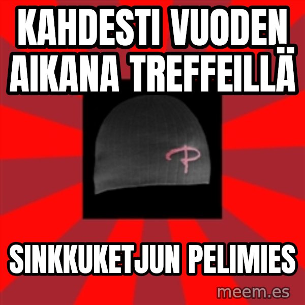 Keskiverto Pakkislainen meme: kahdesti vuoden aikana treffeillä / sinkkuketjun pelimies