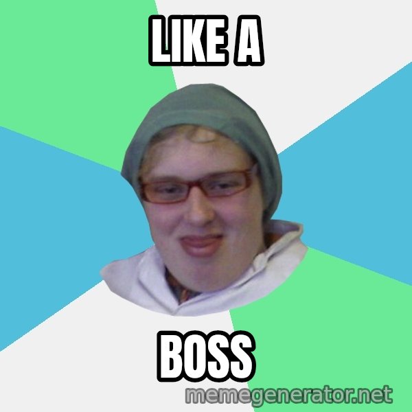 medik meme: like a / boss