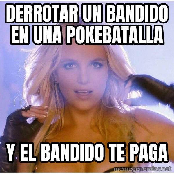 Professor Oak meme: derrotar un bandido en una pokebatalla / y el bandido te paga