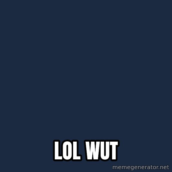 Contradiction Cris meme: LOL WUT